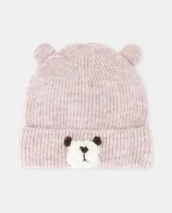 Шапочка с рисунком для малыша в виде медвежонка Baby El Corte Inglés, светло-розовый