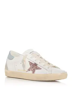 Унисекс низкие кроссовки «Суперзвезда» Golden Goose, красный