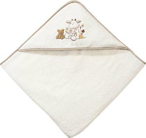 Банное полотенце с капюшоном Erwin Müller 126696, бежевый - текстиль - 100 x 1 x 100 см