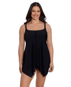 Женское вечернее гала-платье с длинным торсом и носовым платком Longitude, Night gala