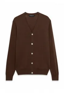 Кардиган с v-образным вырезом Brooks Brothers, Rust