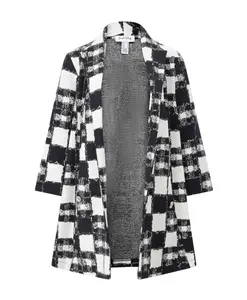 Пиджак в клетку А-образного силуэта Joseph Ribkoff, черный