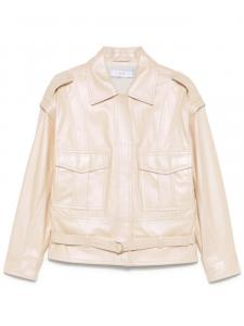 Кожаная байкерская куртка IRO, нейтральный