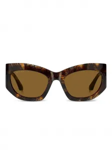 Солнцезащитные очки с декором Pegaso Etro, коричневый