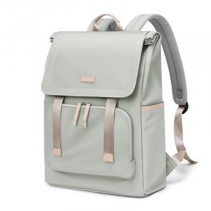 Текстильный рюкзак из искусственной кожи Tubas для женщин Светло-серый/Морской бриз Зеленый POLO