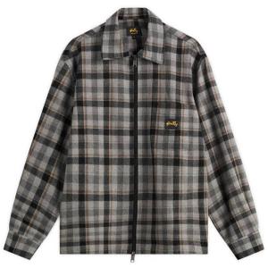 Рубашка на молнии Stan Ray, Charcoal Plaid