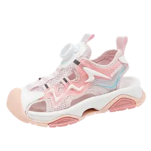 Детские сандалии Vivobook с противоскользящим покрытием, защитой от ударов и дышащими свойствами BOBDOG, розовый