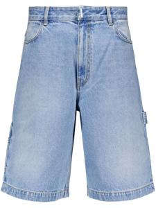 Givenchy шорты из денима Carpenter, синий
