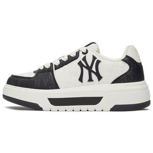 MLB Кроссовки для скейтбординга New York Yankees с противоскользящим и износостойким эффектом, увеличивающие рост, унисекс, черно-белые