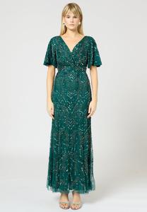 Платье BEAUUT EMBELLISHED SEQUINS, Emerald Green/Green