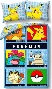 Комплект постельного белья Покемон - двухсторонний, 2 предмета. 135-140x200 см + 70x90 см Halantex SP. z.o.o.