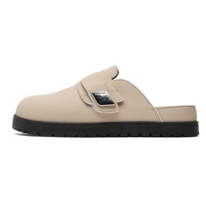 NANJIREN Закрытые тапочки мужские бежевые, цвет Beige