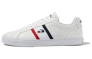 Кеды мужские, обувь для скейтбординга низкая Белый/Темно-синий/красный Lacoste