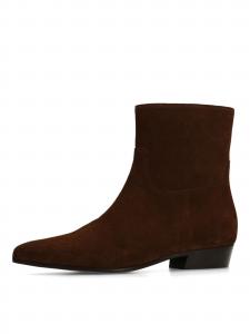 MANFIELD Ботинки до щиколотки в коричневом цвете