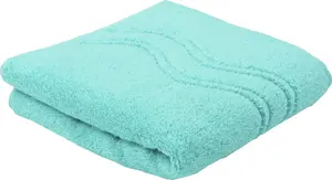 Полотенце для душа ROSS "Ощущение кашемира", (1 шт.), с волнистой каймой 75х140 см (1 шт.), цвет bleached aqua