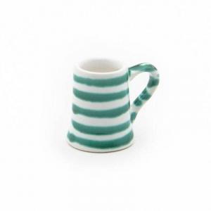 Зеленый кувшин с пламенем Stamperl h: 5,5 см / 0,025 л Gmundner Keramik, зеленый