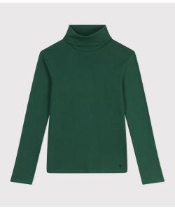 Футболка с длинными рукавами и высоким воротником