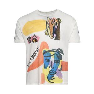 Футболка Bode Collage Tee, Cream