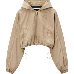 Застёгивающаяся на молнию худи-куртка Alexander Wang, хаки