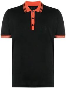 Billionaire рубашка поло с вышитым логотипом, черный