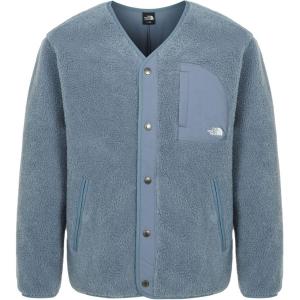 Пальто с бархатистой текстурой, унисекс The North Face, серый синий