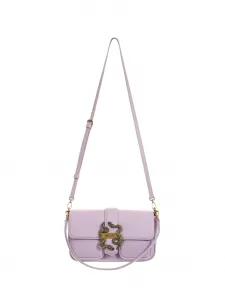 Сумка на плечо с отделкой в виде змеи Just Cavalli, фиолетовый