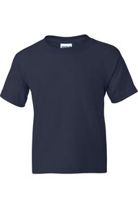 Молодежная футболка Gildan DryBlend, темно-синий