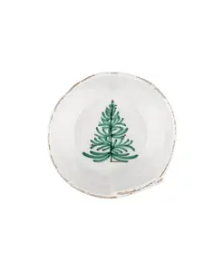 Меламиновая миска Lastra Holiday, 6 дюймов, для складывания хлопьев Vietri, white