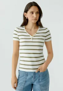 Футболка с принтом Oui, White Green