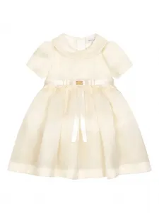 Платье с логотипом Dolce & Gabbana Kids, нейтральный