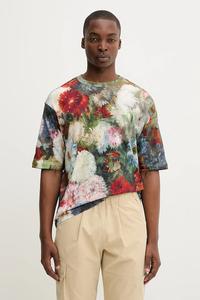 Хлопковая футболка GENOVA Desigual, зеленый