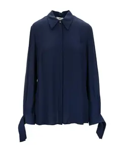 Женская блузка на пуговицах Elisabetta Franchi, синий