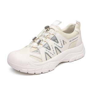 Кроссовки для образа жизни Женские низкие Qiaonai, бежевый