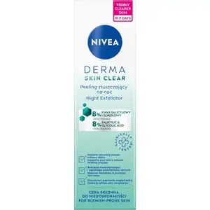 Отшелушивающий ночной скраб, 40 мл Nivea Derma skin clear