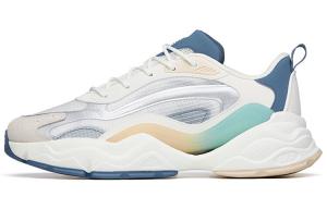 Кроссовки Millennium 4.0 Lifestyle для мужчин с низким верхом цвета слоновой кости/серый в шахматную клетку/серебристый Anta