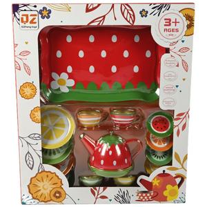 Большой Чайный Набор Кофейный Сервис Детский Металлическая Посуда Midex