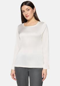 Блуза Betty Barclay SCHLUPF MIT U AUSSCHNITT, Rohweiß/White