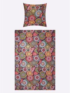 Постельное белье с черно-красным принтом WITT WEIDEN, 155 x 200 + 80 x 80 см