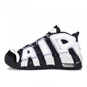 Nike Кроссовки Air More Uptempo Violet Elf Cushioning Mid top Vintage Basketball Shoes Women's Black Purple