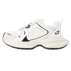 Кроссовки женские толстые низкие Reemoor, бежевый/розовый