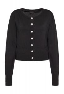 NAEMI Вязаный кардиган в черном цвете