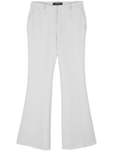 Расклешенные креповые брюки Barbara Bui, серый