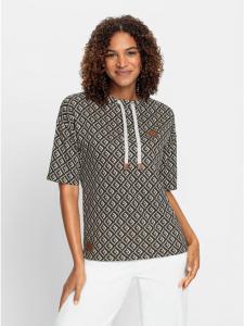 Бежево-черная толстовка с принтом WITT WEIDEN