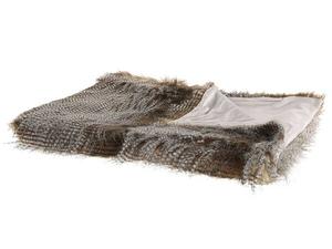 Одеяло Beliani ASDAD, 150x2x200 см цвет braun/dunkelbraun/weiß