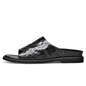 Шлепанцы мужские черный Luomaike