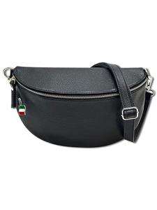 Наплечная сумка Florence Gürteltasche Leder schwarz ca. 29cm