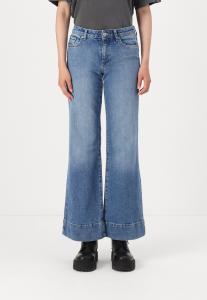 Джинсы свободного кроя ONLRUELLE WIDE FLARED ONLY, синий деним