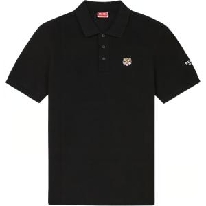 Lucky Tiger Короткий Рукав Поло Футболка KENZO, Черный