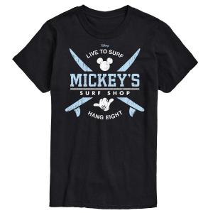 Футболка Big & Tall Disney Mickeys Surf Shop License, черный
