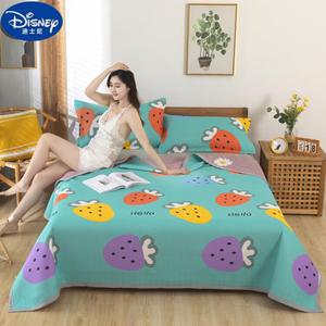 Disney Простыня на резинке 90х200 см, трехслойная, цвет Hello Strawberry